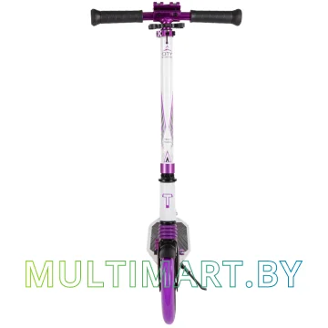 Самокат Tech Team City Scooter 2022 (белый/фиолетовый) картинка 4
